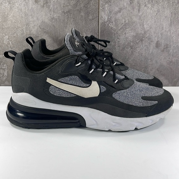Nike Other - Nike Air Max 270 React 'Op-Art' Black Running Shoes  Mens Size 13